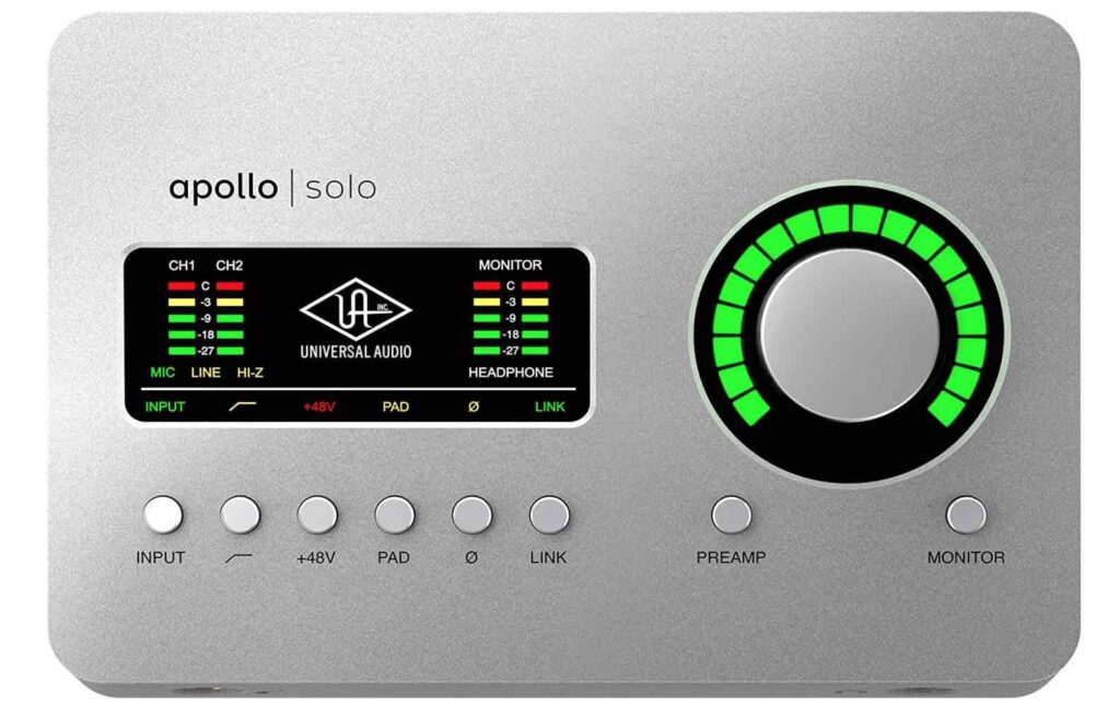 universal audio apollo solo audio interface