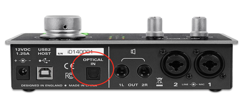 How to connect preamp to an audio interface